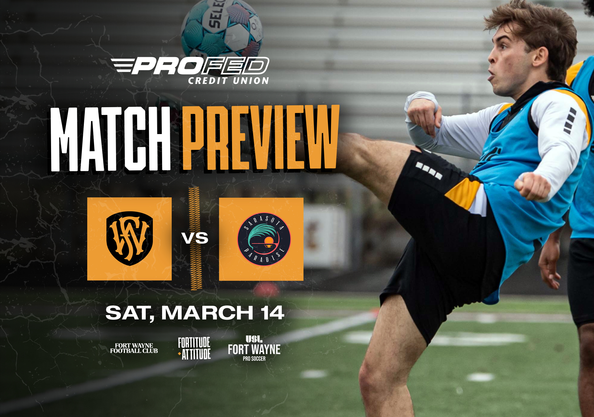 Fort Wayne Football Club and Sarasota Paradise, teams with similar paths, to square off Saturday on the pitch featured image