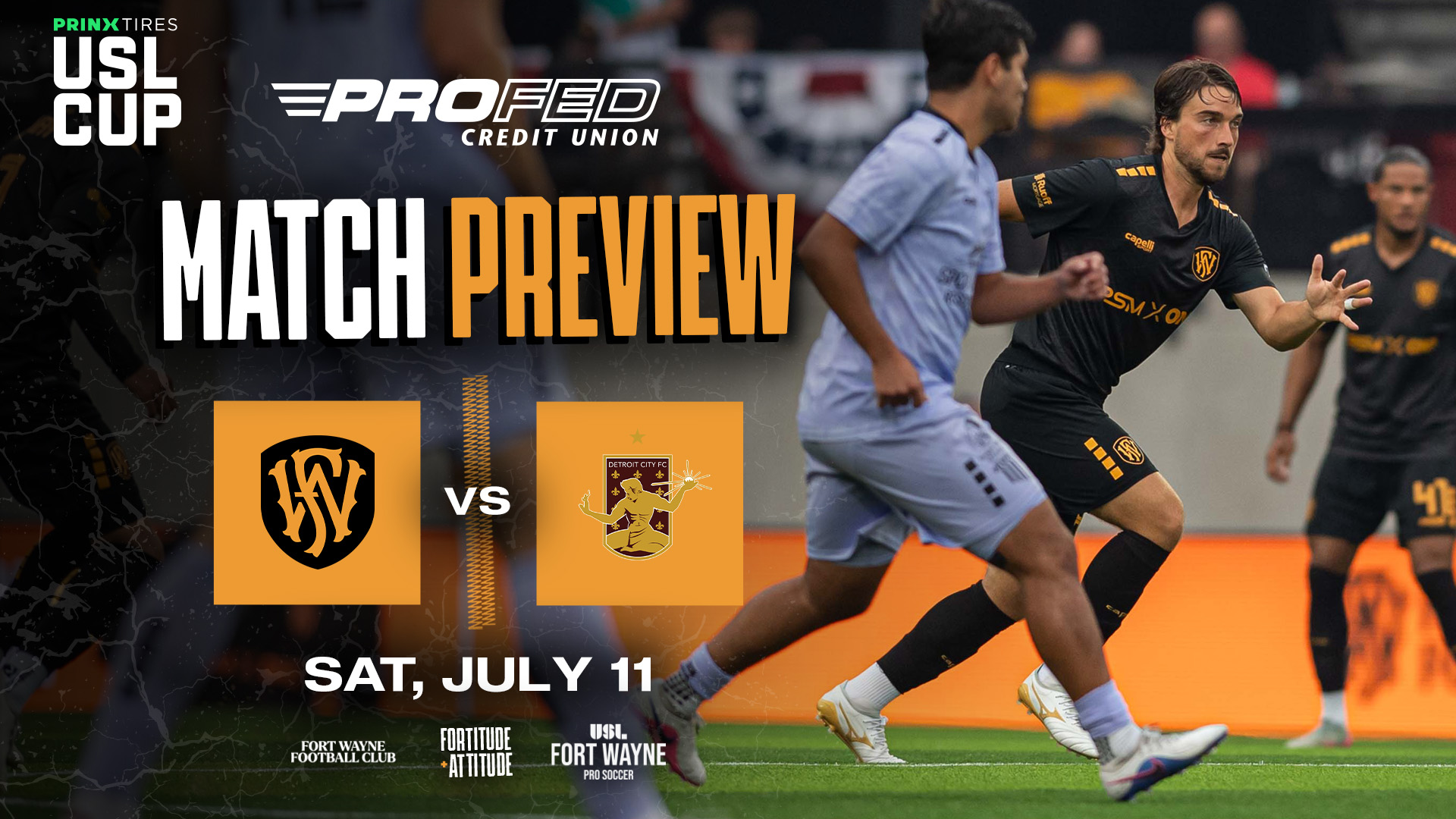 Match preview: Autumn Gold & Black set to face USL Championship-side Detroit City FC at Ruoff Mortgage Stadium featured image