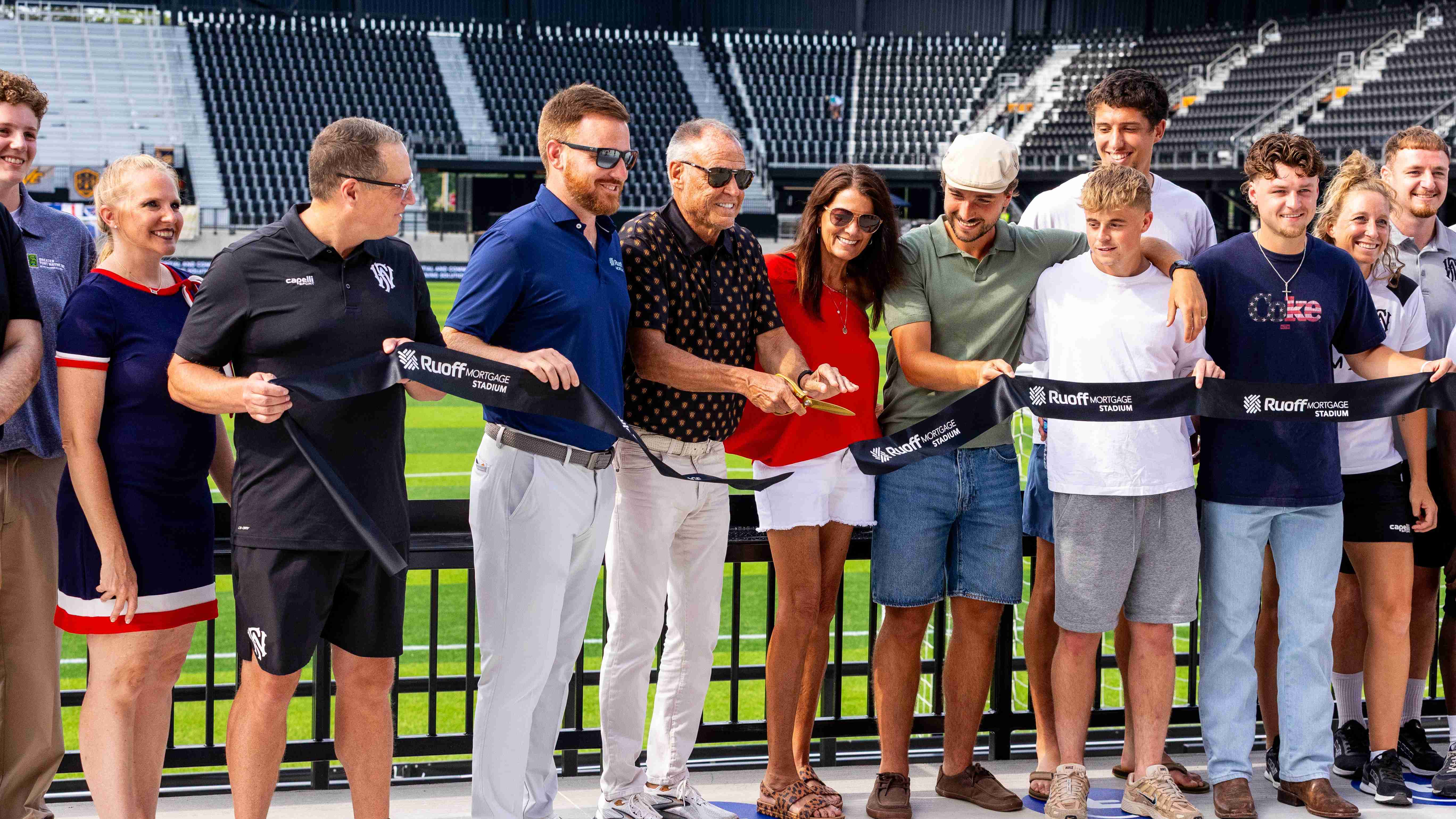 Fort Wayne Football Club, Ruoff Mortgage hold ribbon-cutting ceremony at Ruoff Mortgage Stadium featured image