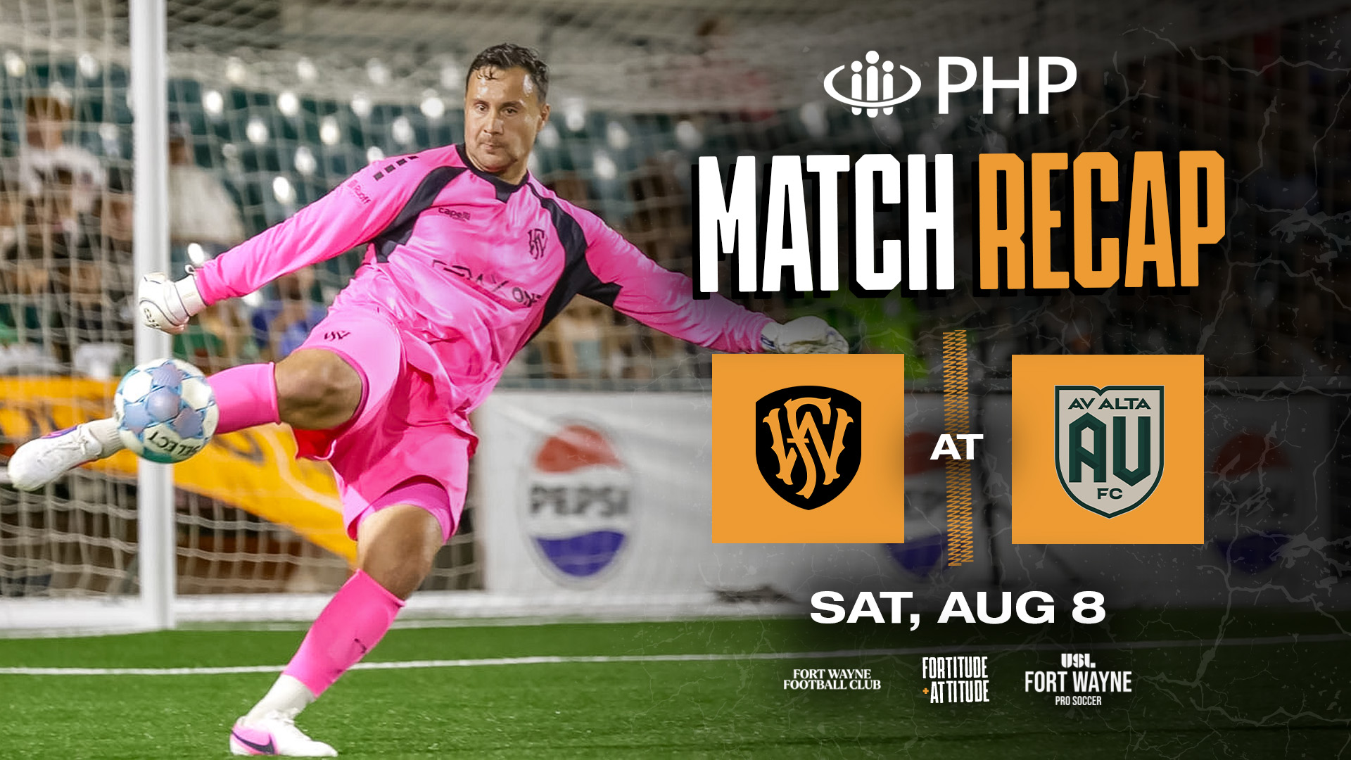 Fort Wayne Football Club can't solve AV Alta FC goalkeeper, lose 3-0 in late Saturday matchup featured image