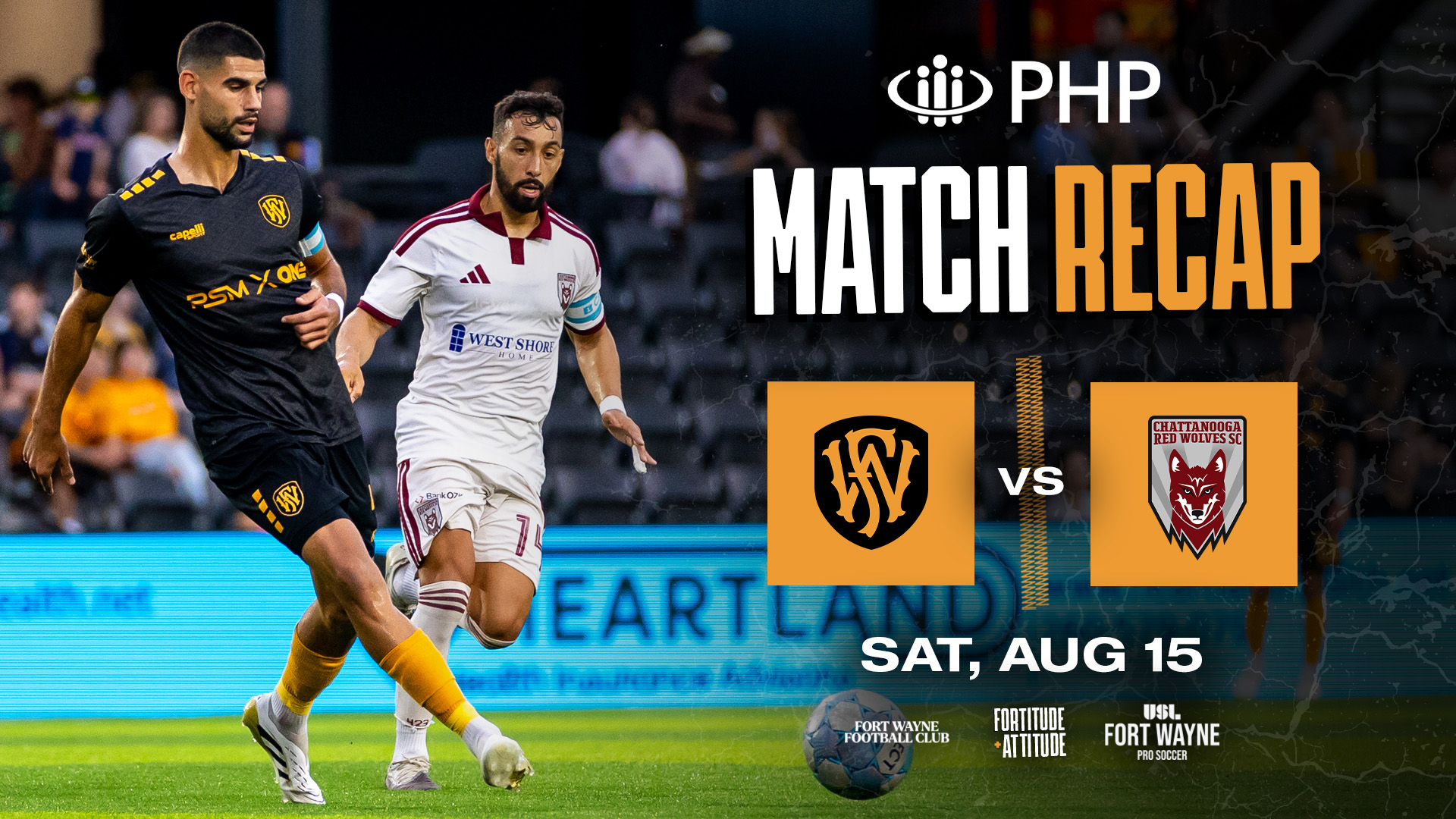 'We've got to stick to it': Fort Wayne FC gets Ryan Becher goal but falls 2-1 to Chattanooga Red Wolves SC featured image