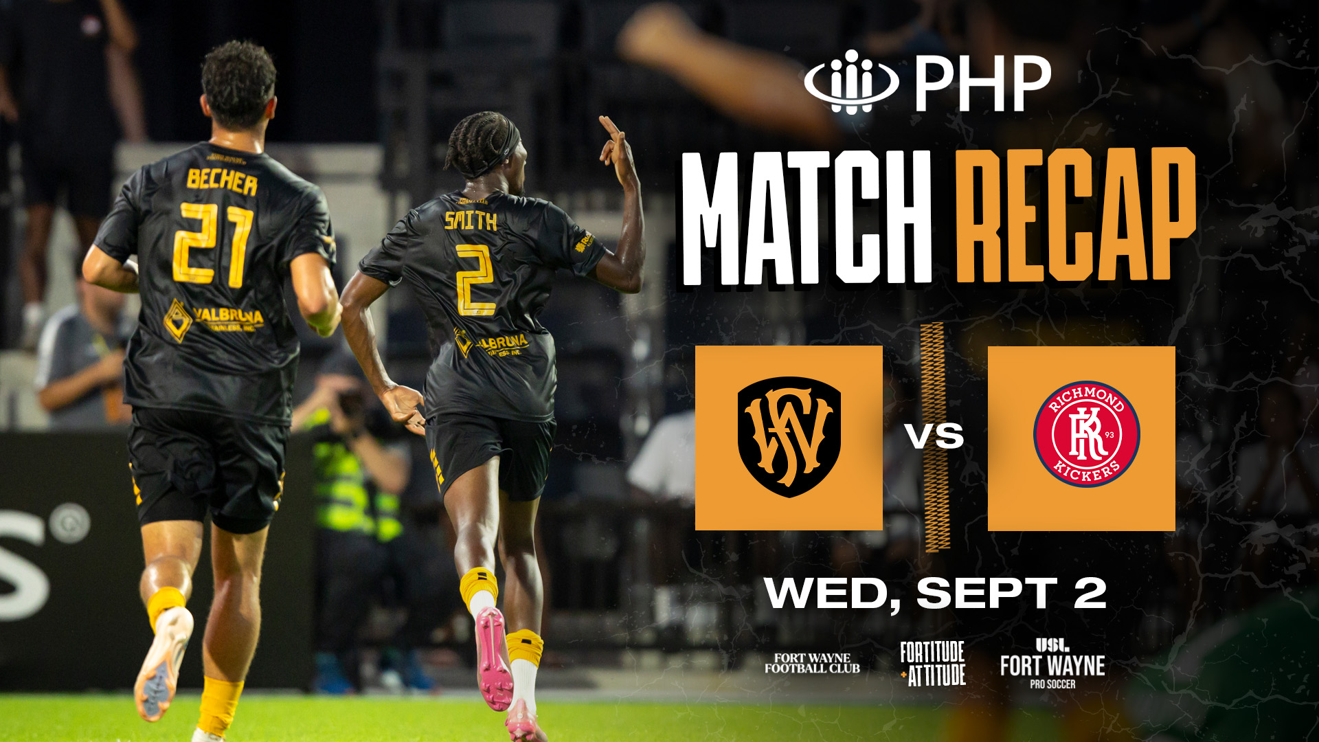 Englishmen come up big for Fort Wayne Football Club in 2-0 nationally televised victory featured image