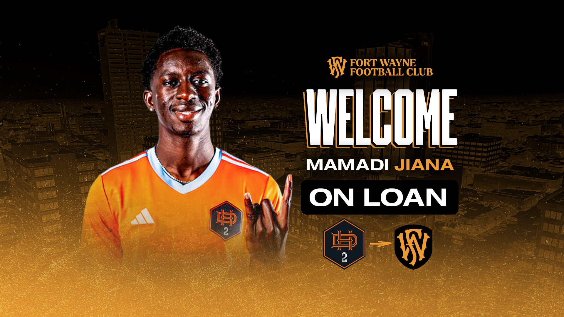 Mamadi Jiana joins Fort Wayne Football Club roster on loan from Houston Dynamo 2 of MLS NEXT Pro featured image