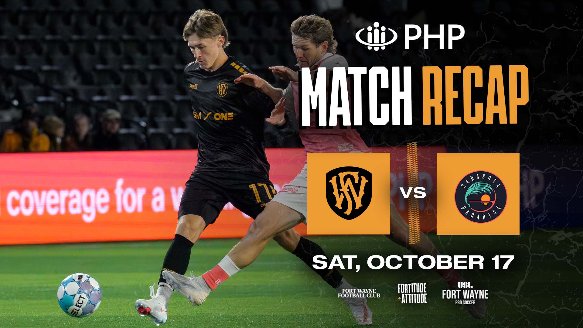 Michael Rempel scores 1st pro goal in Fort Wayne FC's 3-1 loss to Sarasota Paradise at Ruoff Mortgage Stadium featured image